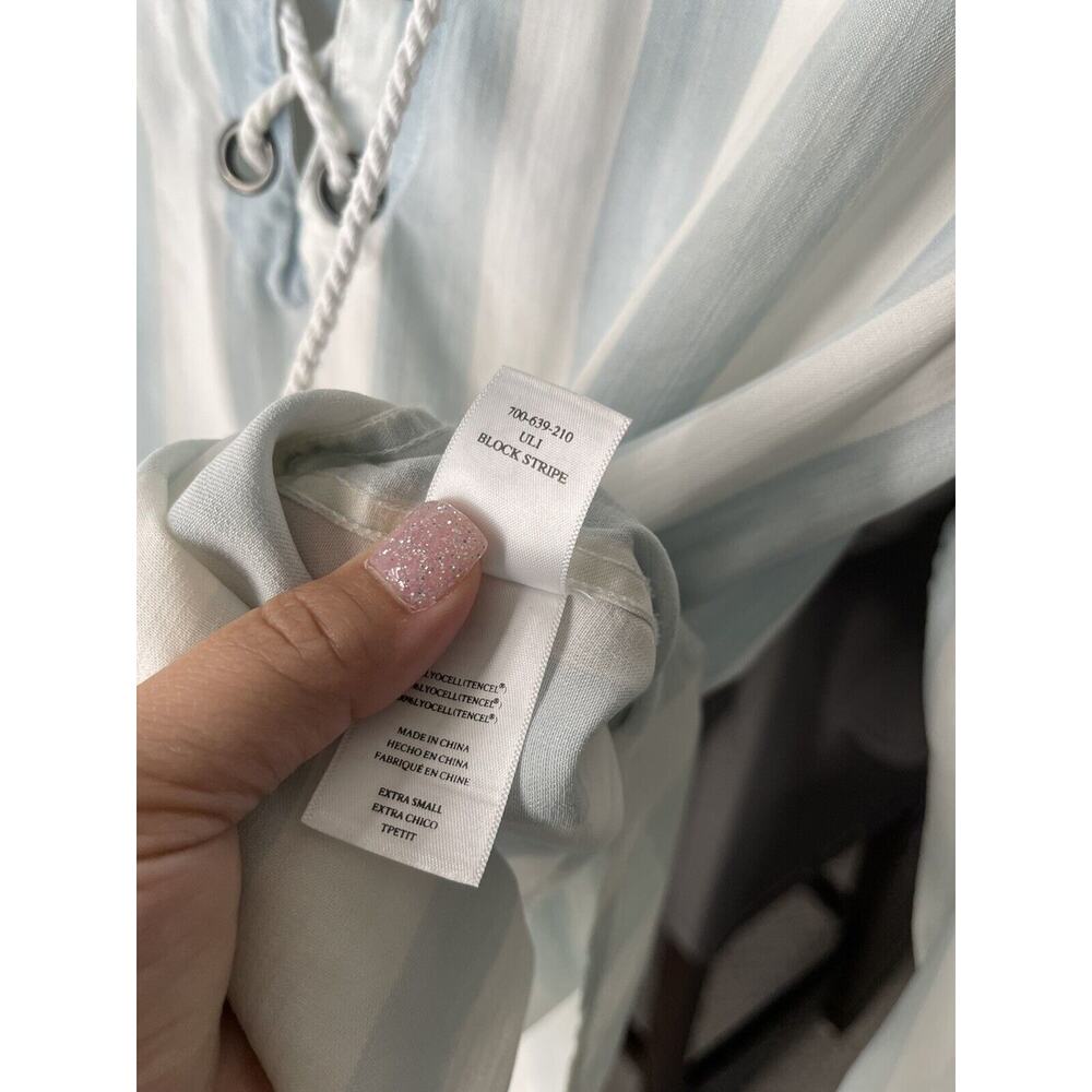 Rails Women's Uli Block Stripe Lace-Up Long Sleev… - image 6